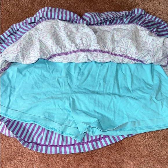 Hanna Andersson Floral and Striped Skort - Picture 4 of 4